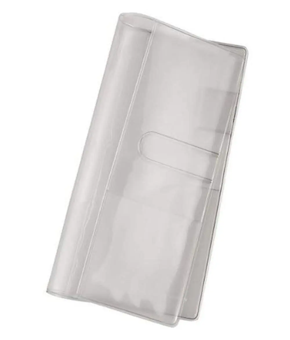 ほぼ日 Techo Accessories Clear Cover for Weeks | Transparent Planner Cover with Pen Holder & Pockets - main product image