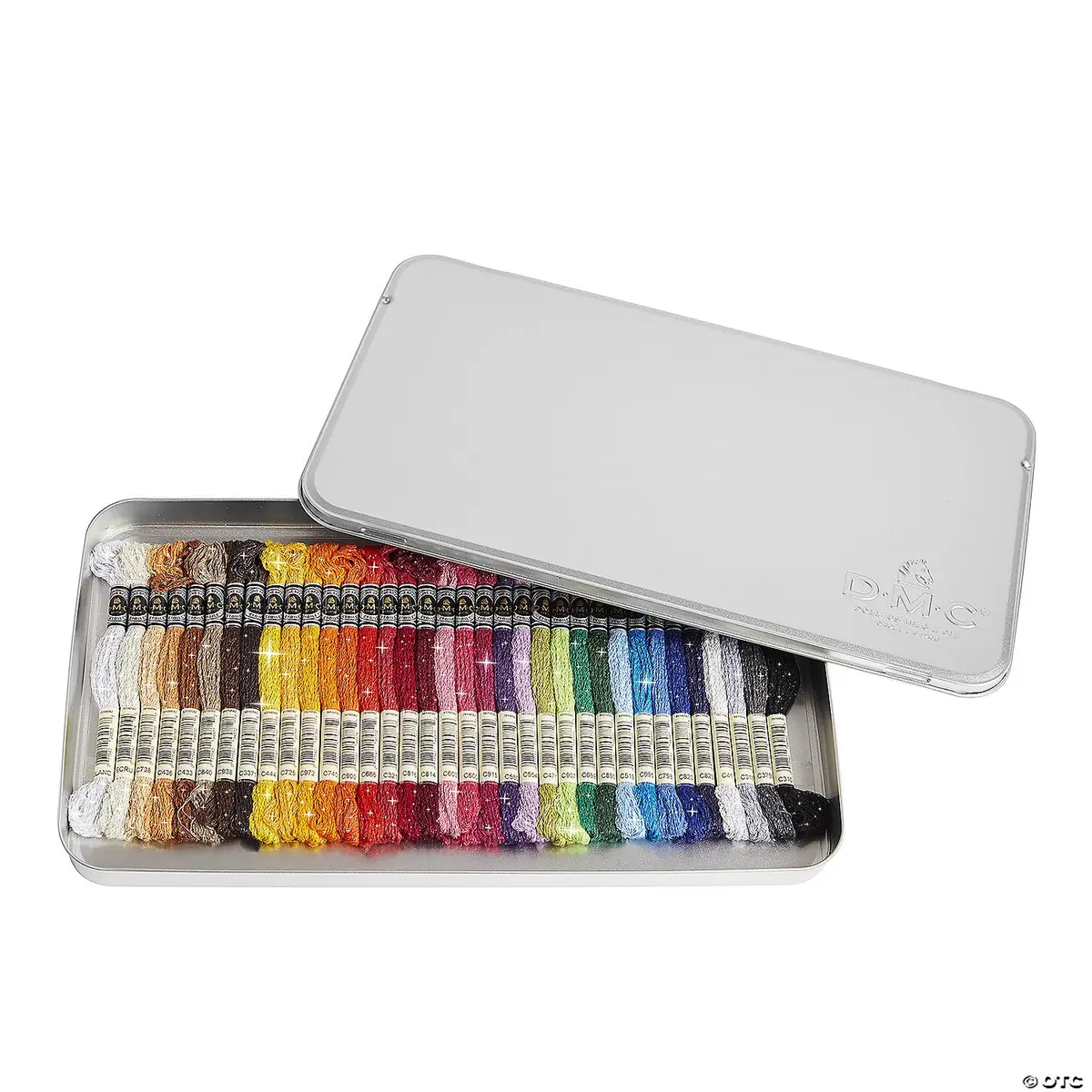 DMC Etoile Floss Collector's Tin (35 Colors, 8.7yd/skein) | Shimmering Cotton Embroidery Thread for Crafts - view 9