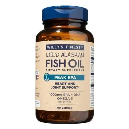 Wiley's Finest Wild Alaskan Fish Oil Peak EPA 90 Count | 1000mg Omega-3 Support - view 2