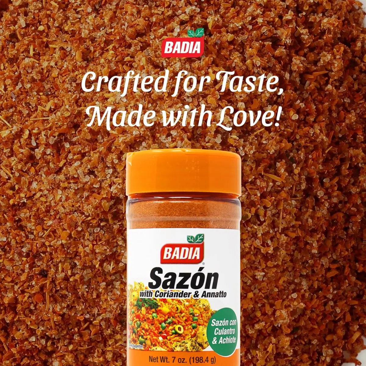 Badia Sazon with Coriander & Annatto 7 oz | Latin Seasoning Blend for Authentic Flavor - view 5