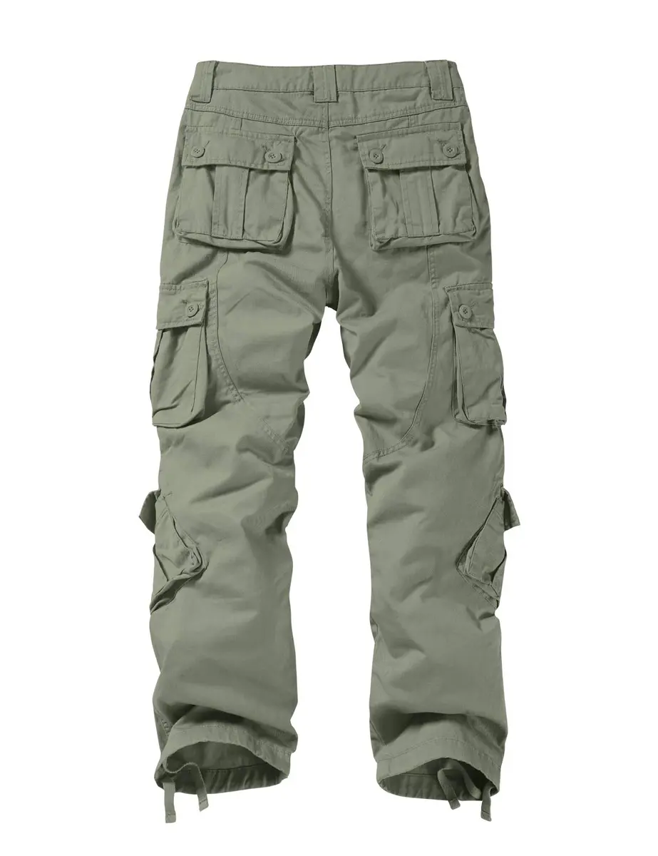 Match Men's Wild Cargo Pants Light Green 32 | Casual Comfort & Durability - view 6