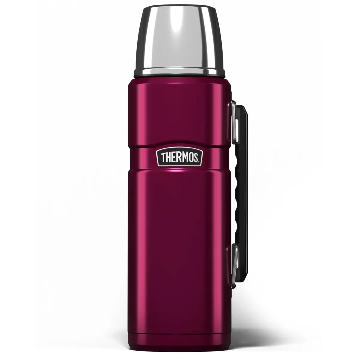 Thermos Stainless King 1.2L (40.6 Oz) Raspberry Pink Flask | Hot 24h, Cold 24h - main product image