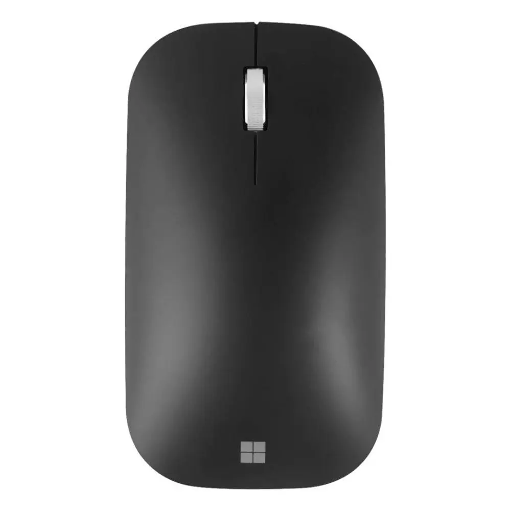 Microsoft Modern Mobile Mouse Black | Ergonomic, Bluetooth, Metal Scroll Wheel, 10.8cm (4.25in) - main product image