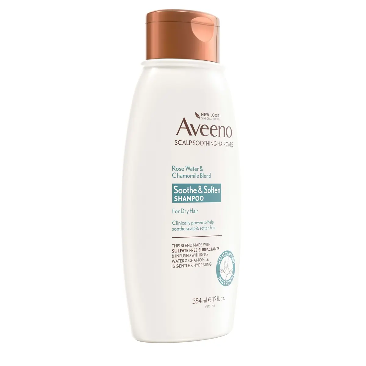 Aveeno Rose Water & Chamomile Shampoo for Dry Hair 12 fl oz | Hydrating, Gentle & Sulfate-Free - view 6