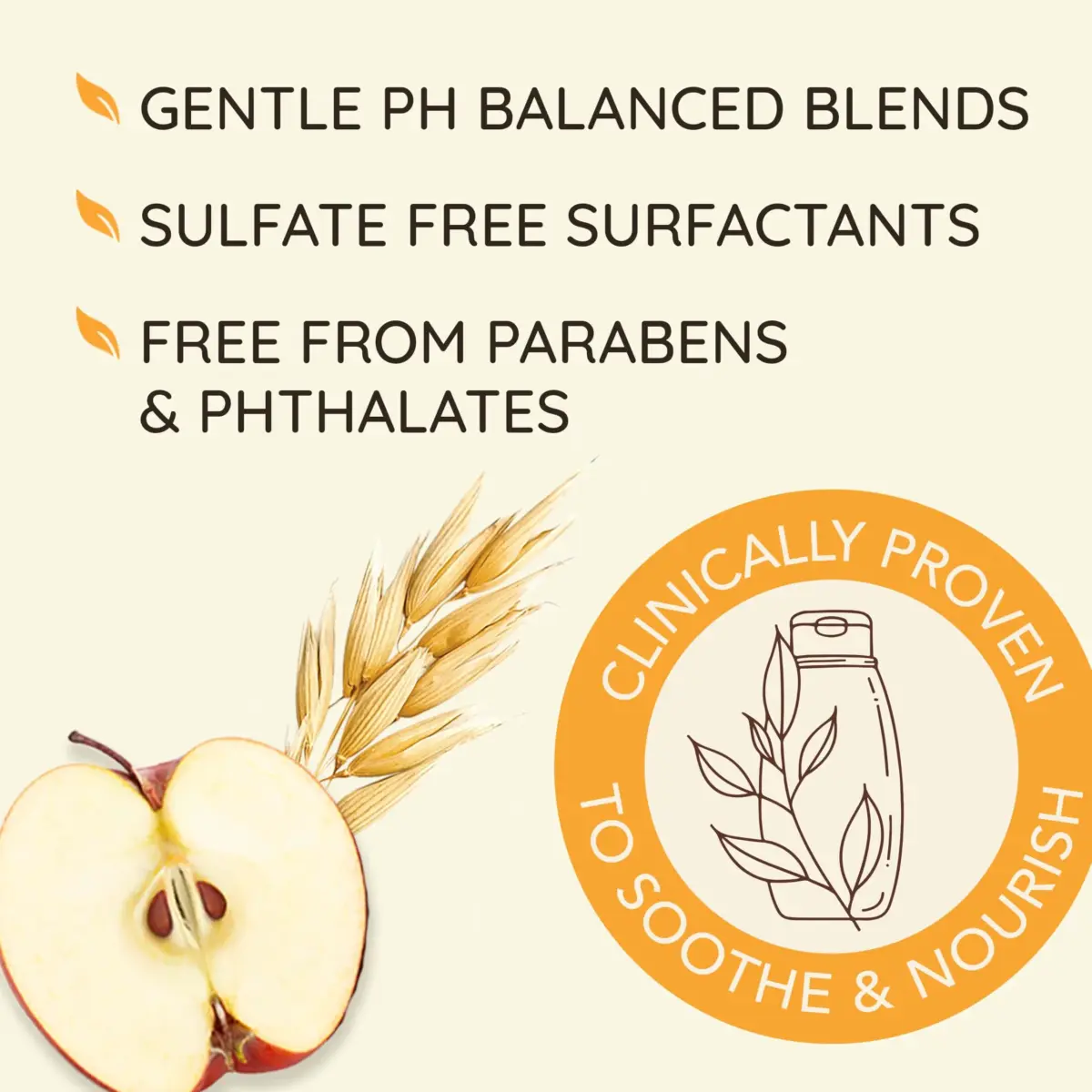 Aveeno Apple Cider Vinegar Clarifying Shampoo 355ml (12 fl oz) | Shine Enhancing for Oily Hair - view 4