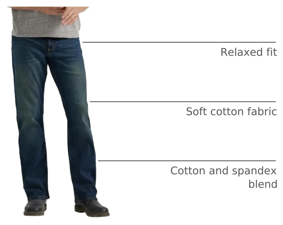 Wrangler Relaxed Fit Boot Cut Jeans, Dirt Road, 33W x 32L | Durable 100% Cotton Denim - view 4