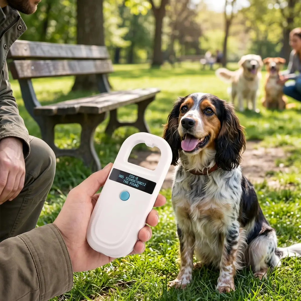 Sonew Pet Microchip Reader RFID 134.2Khz, Animal Tracking Scanner with OLED Display & Type-C Charging (106g) - view 2