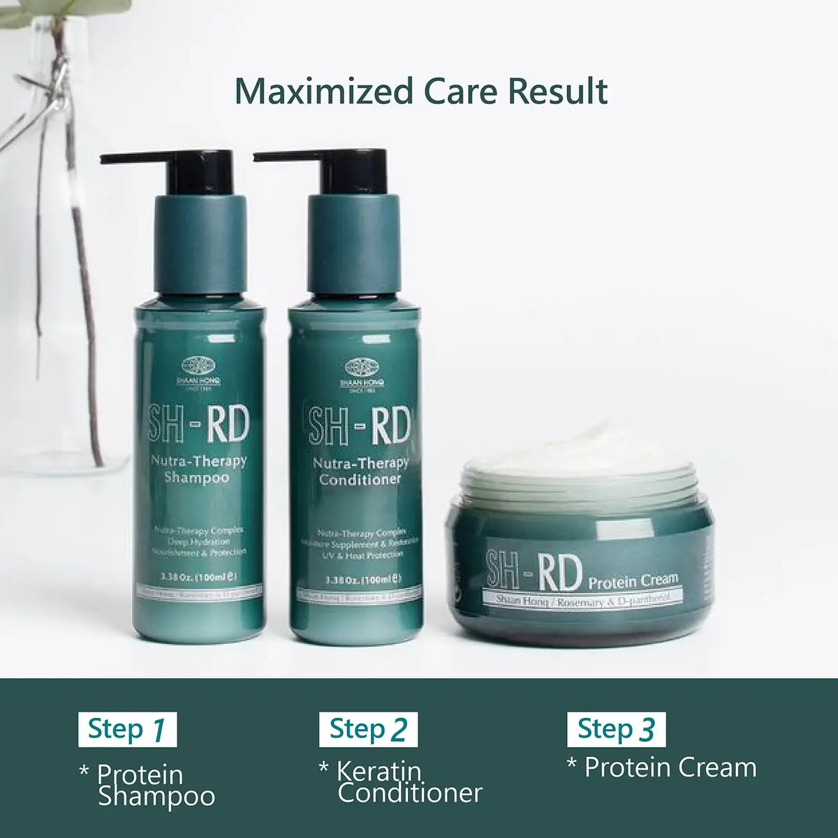 SH-RD Protein Cream Leave-In Conditioner 10ml (0.34 Fl Oz) | Repairs Damaged Hair & Split Ends - view 5