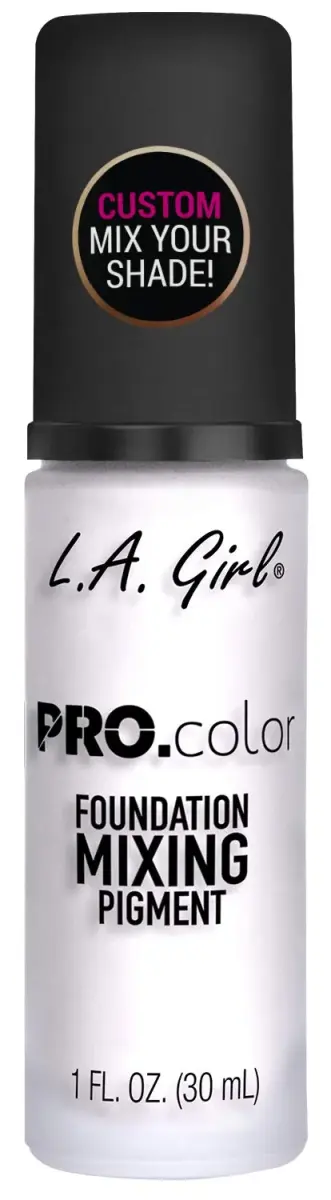 L.A. Girl PRO.color White Mixing Pigment Foundation 118ml (4 Fl Oz) | Custom Shade Match for All Skin Tones - main product image