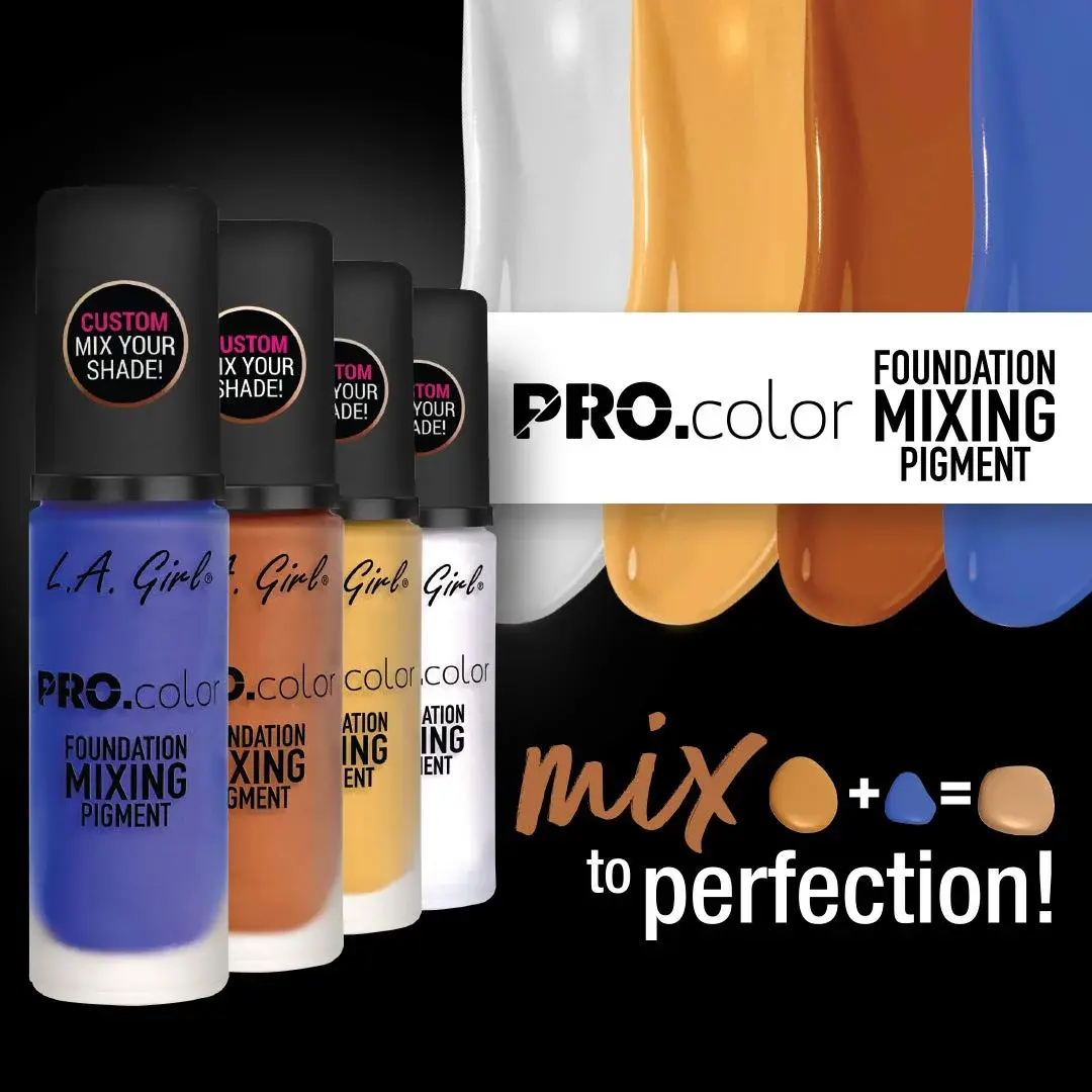 L.A. Girl PRO.color Foundation Mixing Pigment Yellow 3.8oz (112ml) | Adjusts Foundation Shade for Golden Undertones - view 5
