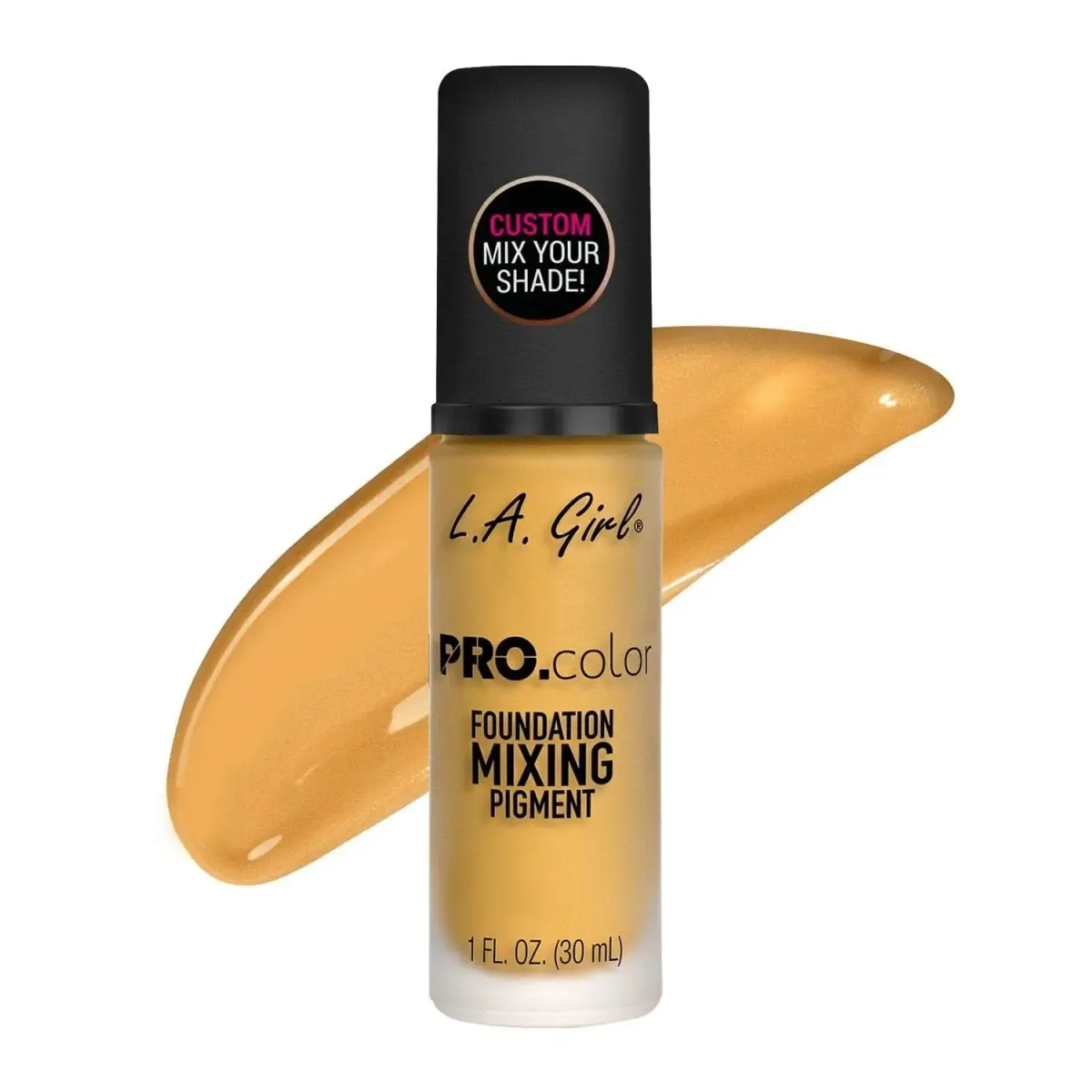 L.A. Girl PRO.color Foundation Mixing Pigment Yellow 3.8oz (112ml) | Adjusts Foundation Shade for Golden Undertones - main product image