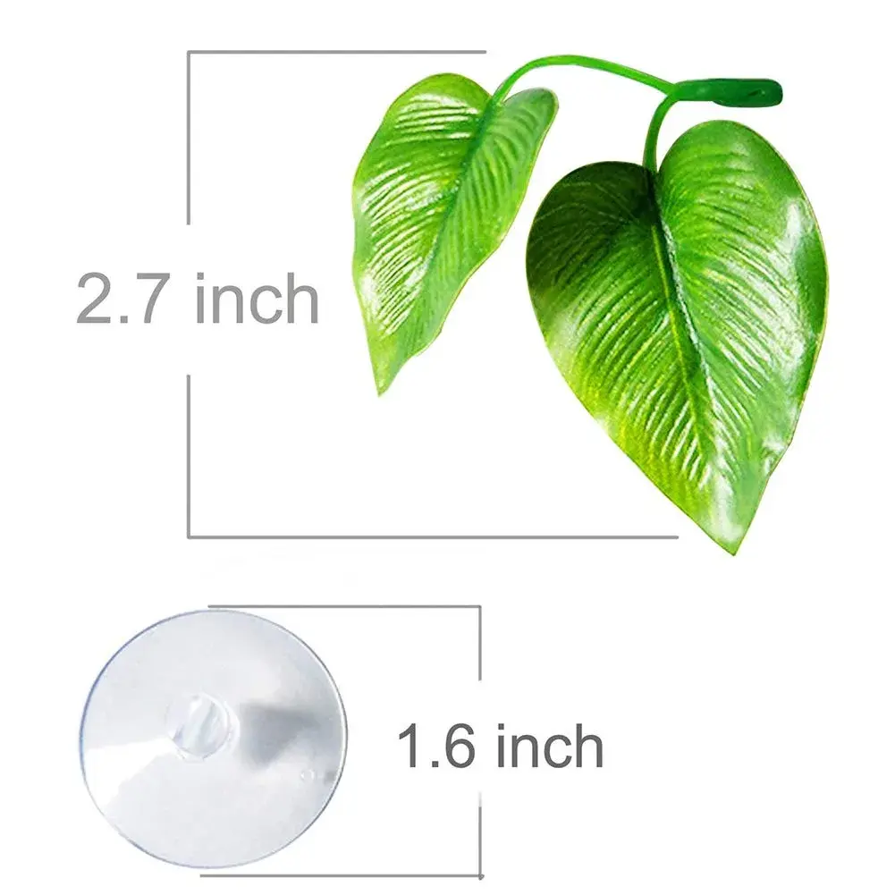 CousDUoBe 2 Pack Betta Fish Leaf Pad Hammock | Natural, Organic, Comfortable Rest Area for Fish Aquarium Ornaments - view 3