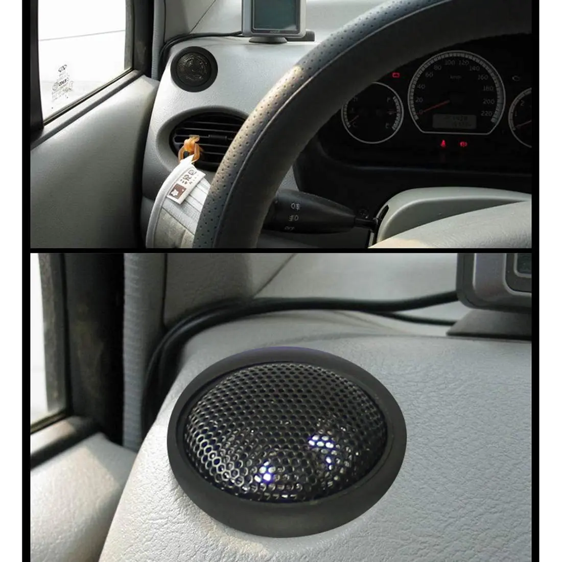 ZYHW Car Tweeter Speaker 1-Inch 200 Watt Silk Dome Tweeters | Premium Car Audio System, Pair - view 4