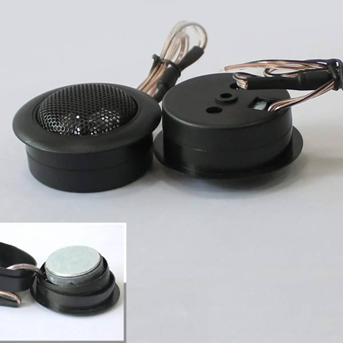 ZYHW Car Tweeter Speaker 1-Inch 200 Watt Silk Dome Tweeters | Premium Car Audio System, Pair - view 2