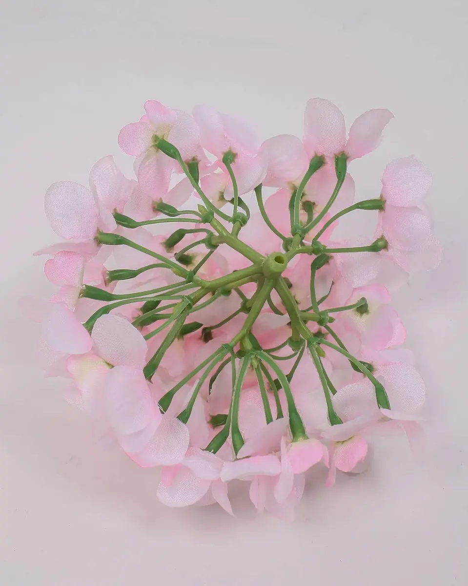 LUSHIDI Silk Hydrangea Heads with Stems 10PCS | Elegant Artificial Flowers for Wedding & Home Decor - view 4