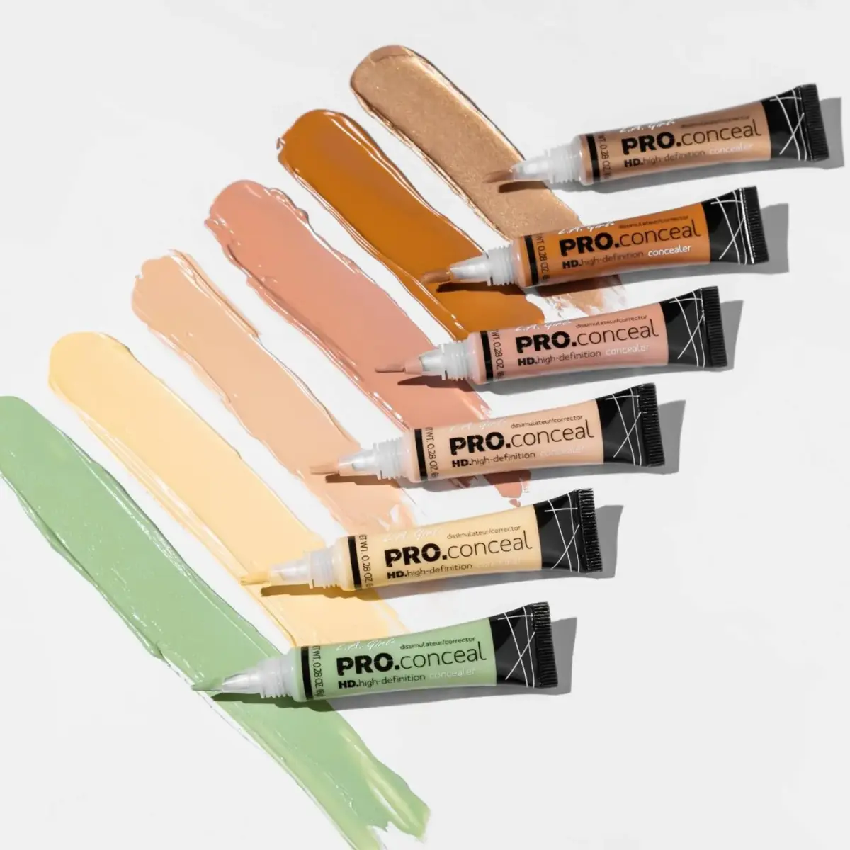 L.A. Girl HD Pro Conceal Corrector Flat White GC968 8.28ml (0.28 Fl Oz) | Professional Creamy Coverage - view 7