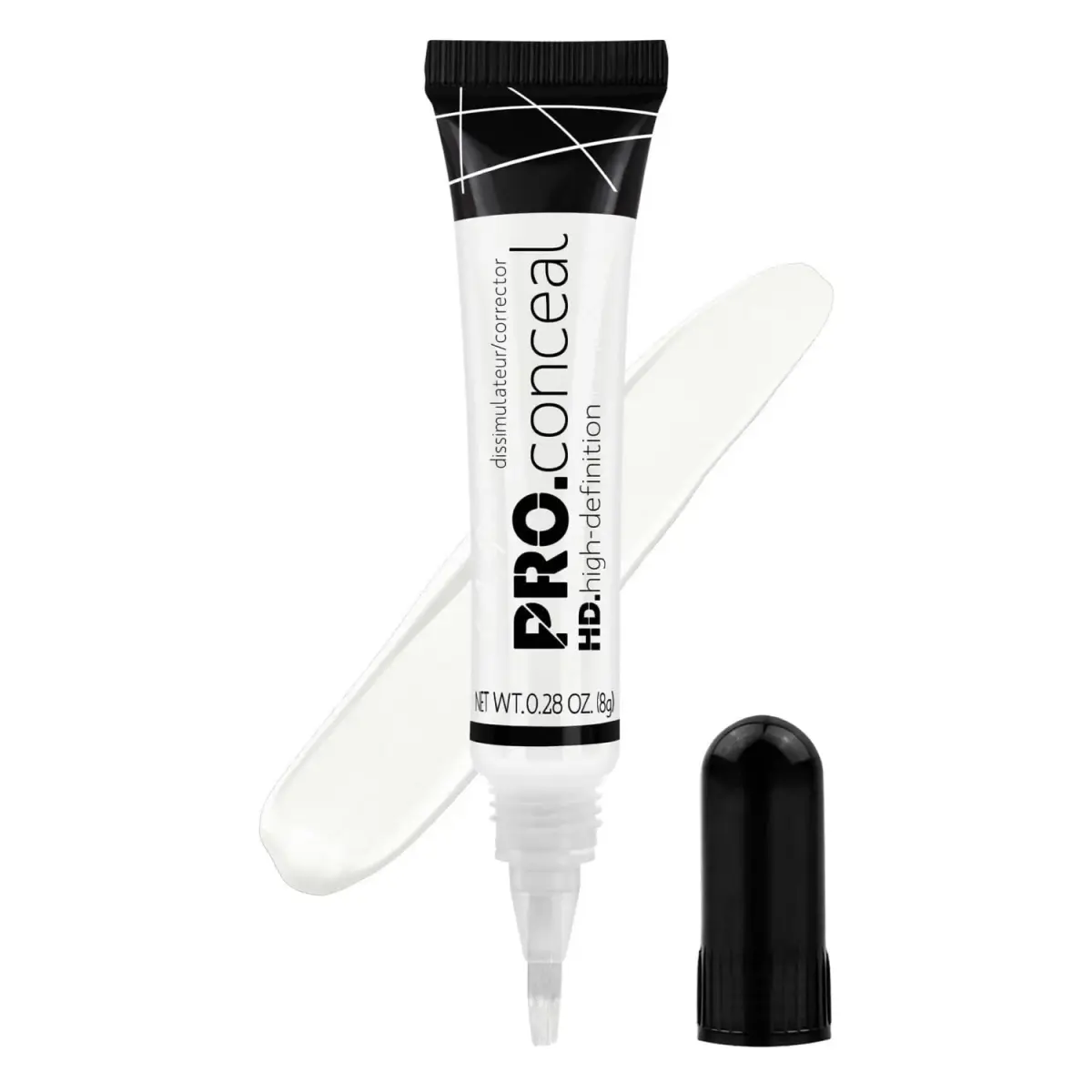 L.A. Girl HD Pro Conceal Corrector Flat White GC968 8.28ml (0.28 Fl Oz) | Professional Creamy Coverage - view 2