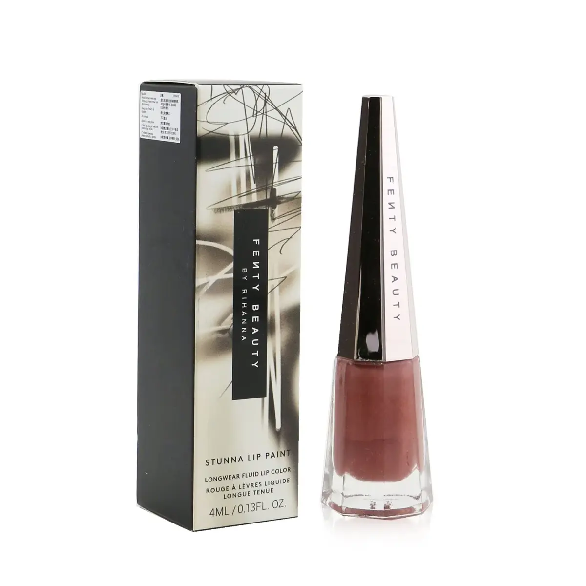 Fenty Beauty Stunna Lip Paint Uncuffed Rosy Mauve 0.13 Fl Oz (3.8 ml) | Longwear Fluid Lip Color - view 2