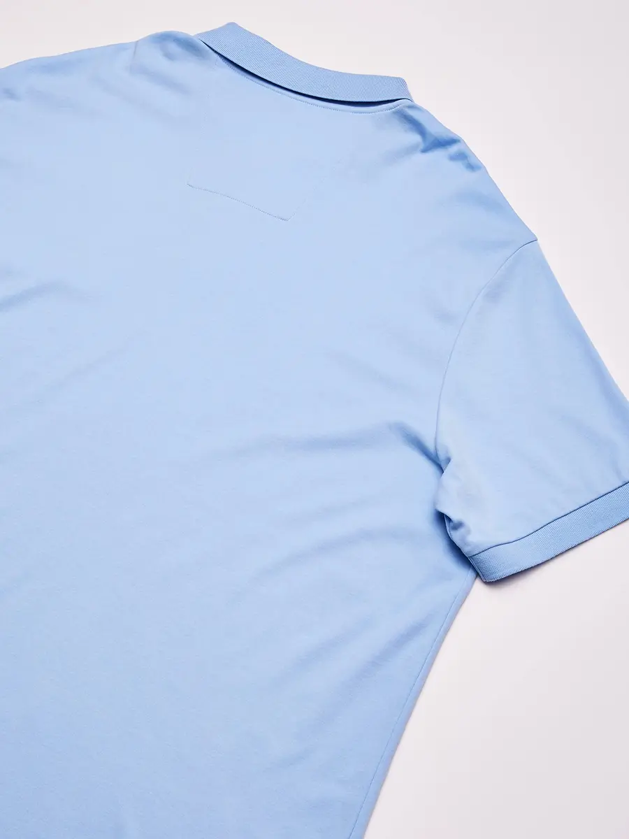 Nautica Classic Fit Short Sleeve Polo Shirt in Noon Blue | Lightweight Cotton for Warm Weather (70-120 chars) - view 5