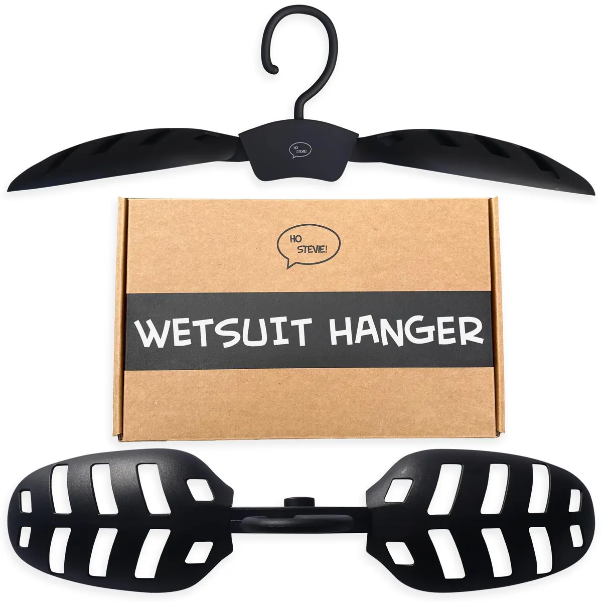 Ho Stevie! Wetsuit Hanger - Support & Fast Drying, Vented Shoulder for All Wetsuits - main product image