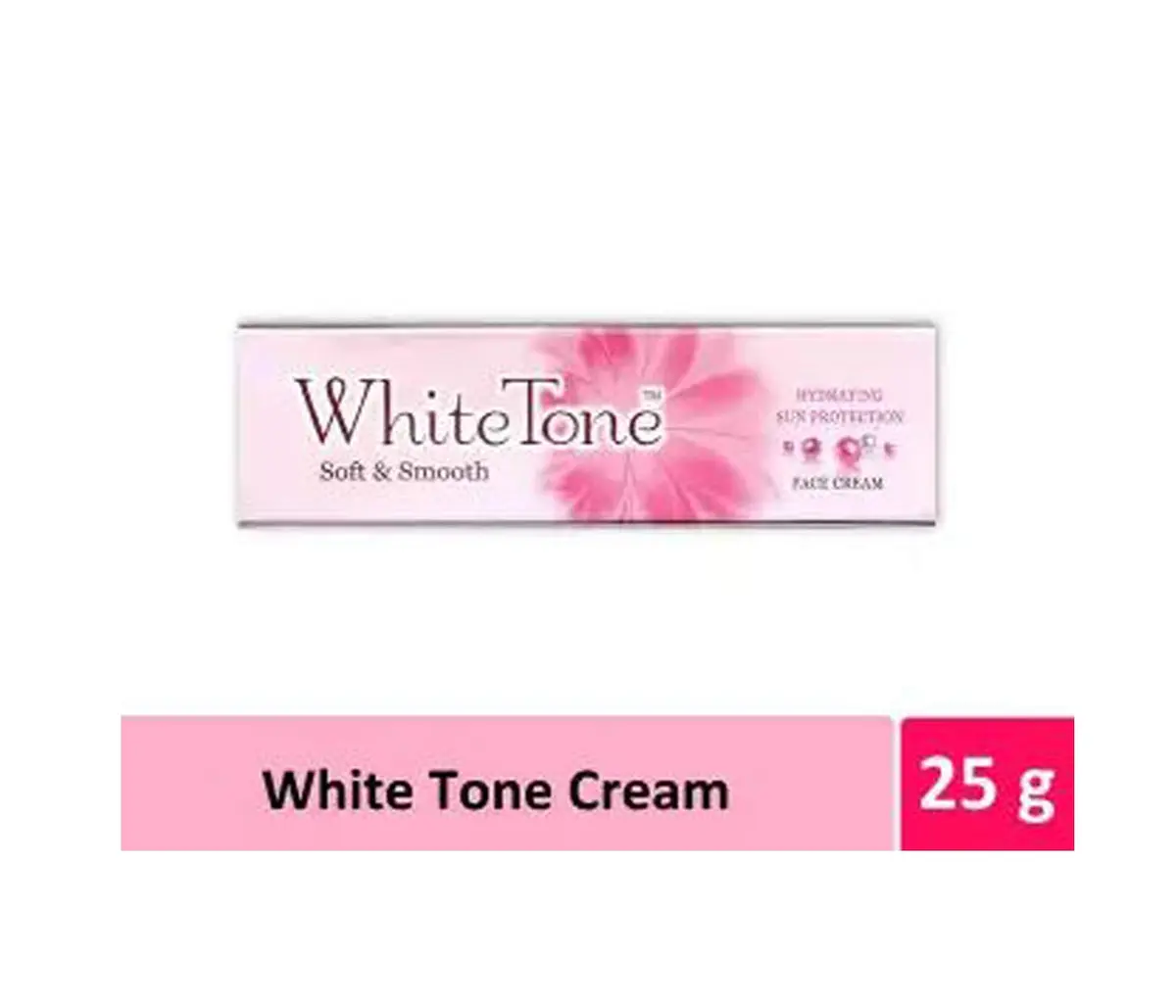 White Tone Soft and Smooth Face Cream 50g (25g x 2) | Hydrating Sun Protection - view 2