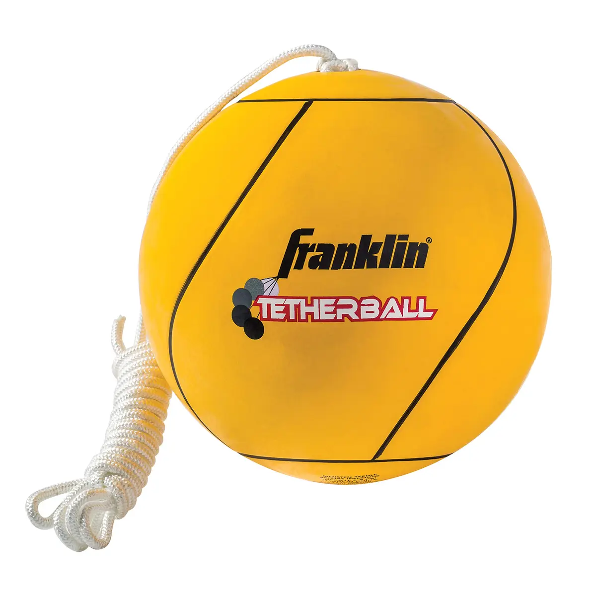 Franklin Sports 8.5" Rubber Tetherball | Heavy Duty Rubber Construction for Outdoor Play - main product image