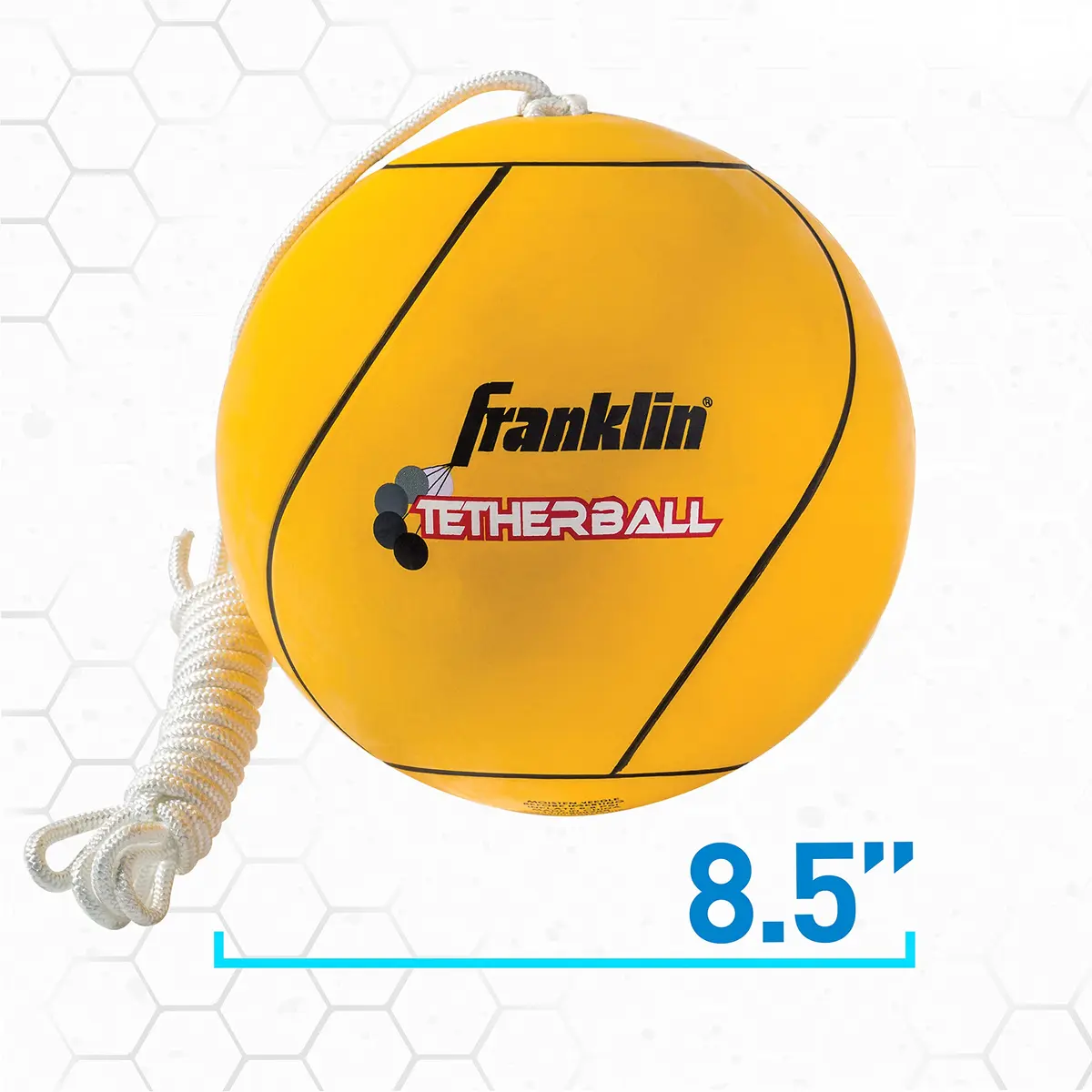 Franklin Sports 8.5" Rubber Tetherball | Heavy Duty Rubber Construction for Outdoor Play - view 6
