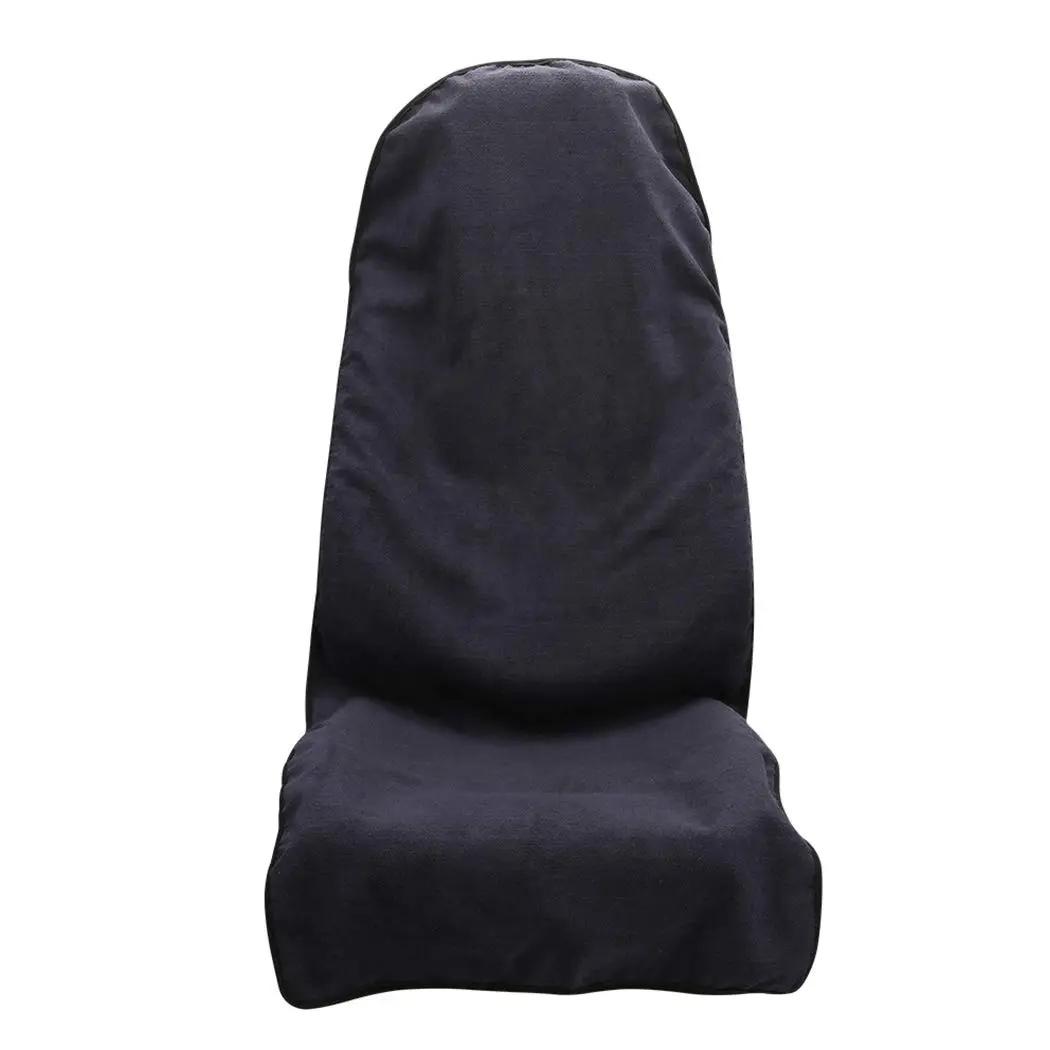 Shakar Sweat Towel Car Seat Cover Dark Blue Universal Fit | Protects Seats from Sweat & Moisture - view 5