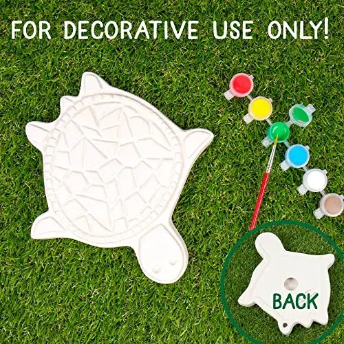 Creative Roots Mosaic Turtle Stepping Stone DIY Kit | Assorted Colors Art Craft Kit - view 4
