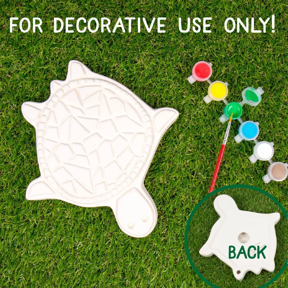Creative Roots Mosaic Turtle Stepping Stone DIY Kit | Assorted Colors Art Craft Kit - view 6