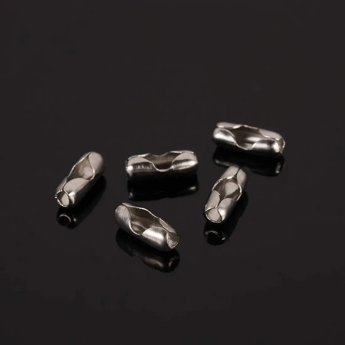Tiparts Stainless Steel Ball Chains with Connectors, 3mm Width, 30 Feet Roll | Silver Finish - view 3