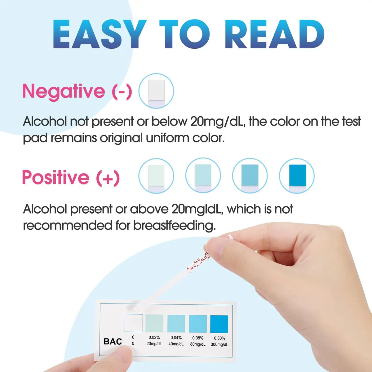 Papablic Breastmilk Alcohol Test Strips 24Pcs | Rapid 2-Min Results for Safe Breastfeeding - view 4