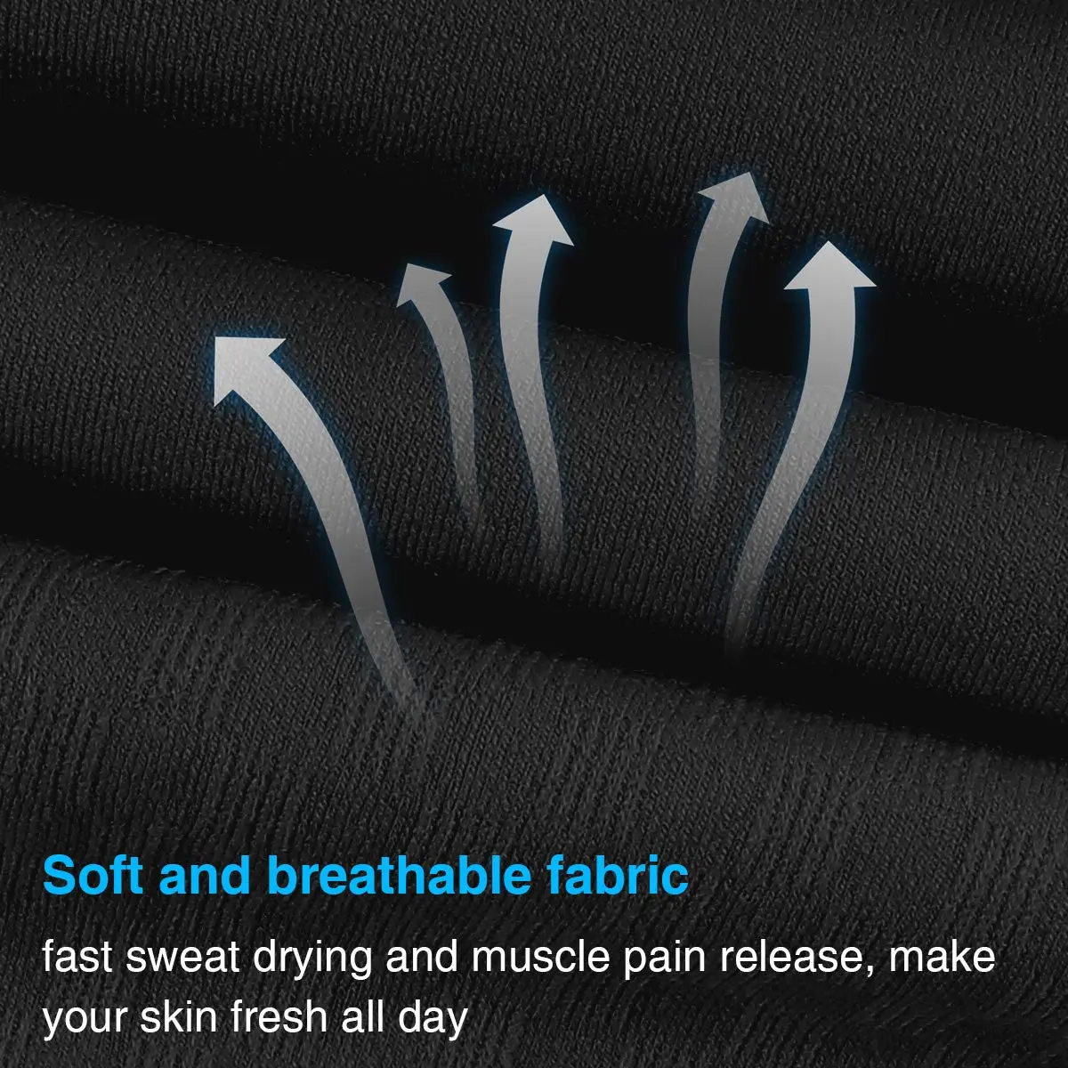 KMMIN Black Arm Sleeves UPF 50+ UV Protection | Cooling & Breathable for Men & Women (2-Pack) - view 3
