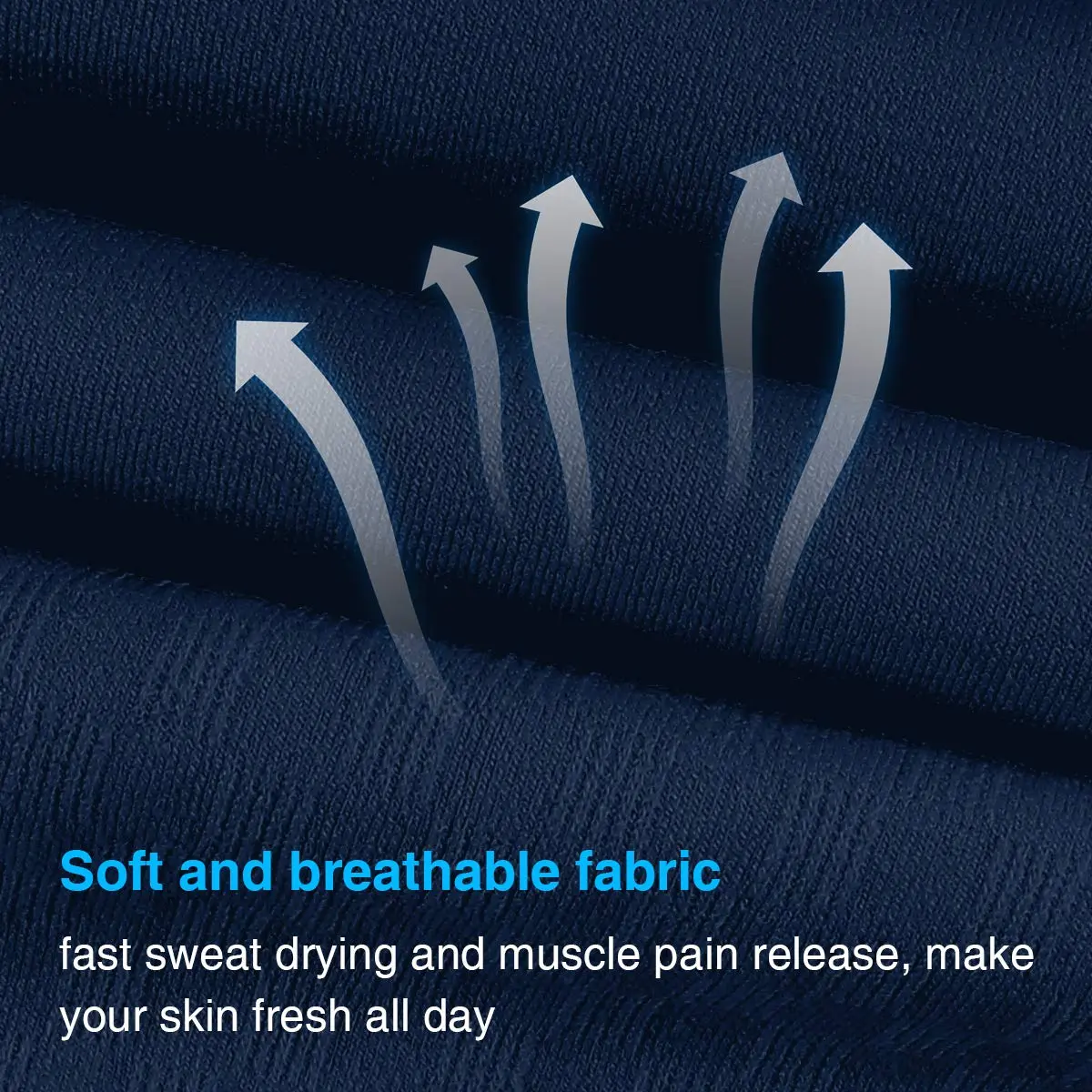 KMMIN UV Protection Arm Sleeves UPF 50 | Cooling & Compression for Driving, Cycling, Basketball, Men & Women (Navy/Beige) - view 3