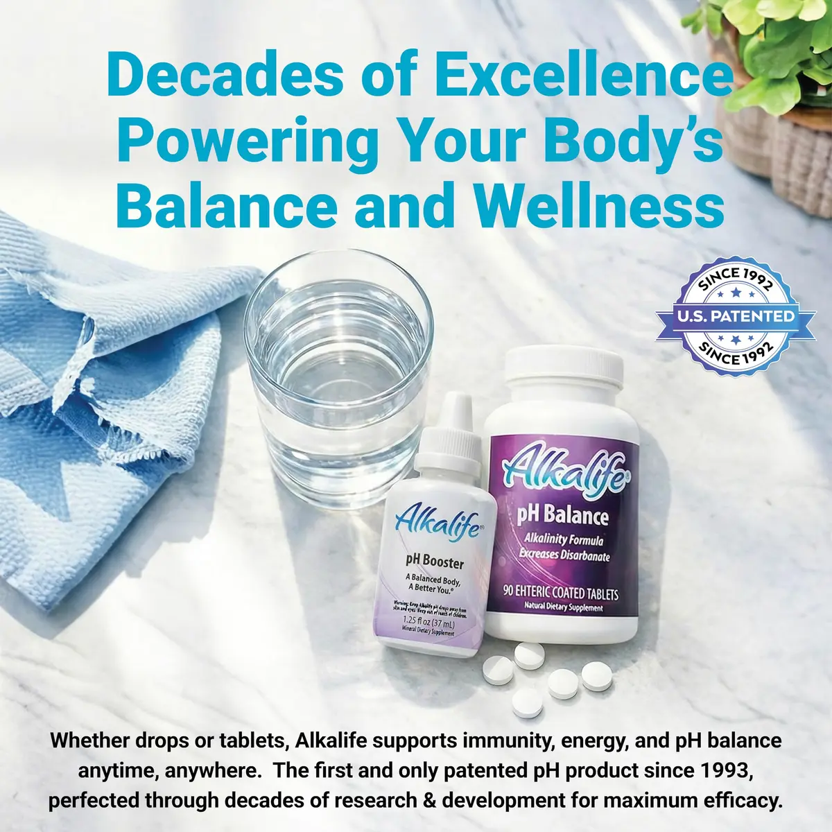 Alkalife pH Booster Drops 1.25 oz | pH 10 Alkaline Water, 360 Servings, Electrolyte & Immune Support - view 7