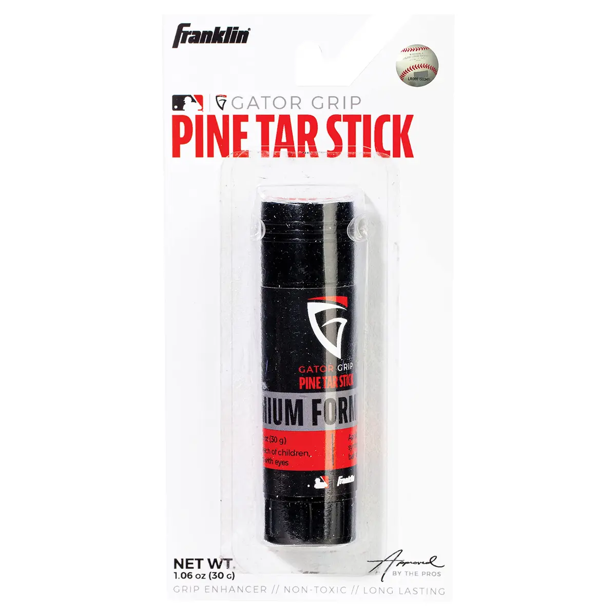 Franklin Sports Gator Grip Pine Tar Stick | Multi-Sport Bat Grip for Baseball & More - view 9