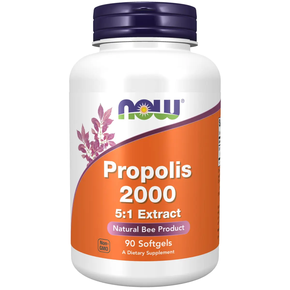 NOW Propolis 2,000 5:1 Extract Softgels | Bee Product for Immune Support (70-120 chars) - main product image