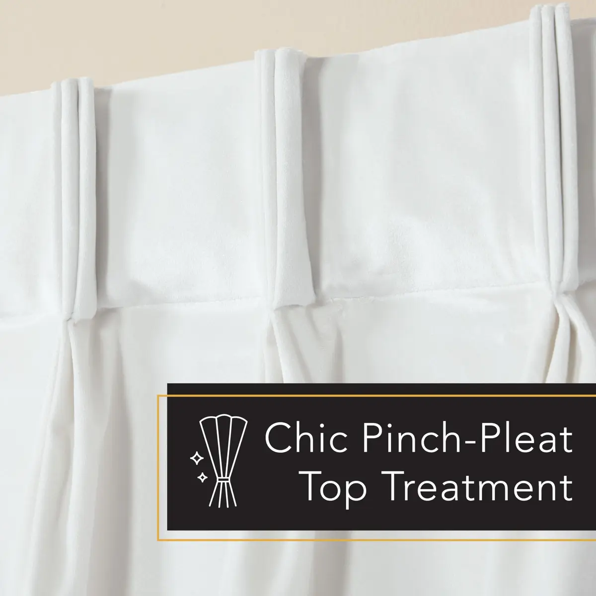 TOWN & COUNTRY LUXE Velour Heavyweight Indoor Curtains, 27"x84" | Light Filtering Plush Velvet (70-120 chars) - view 9
