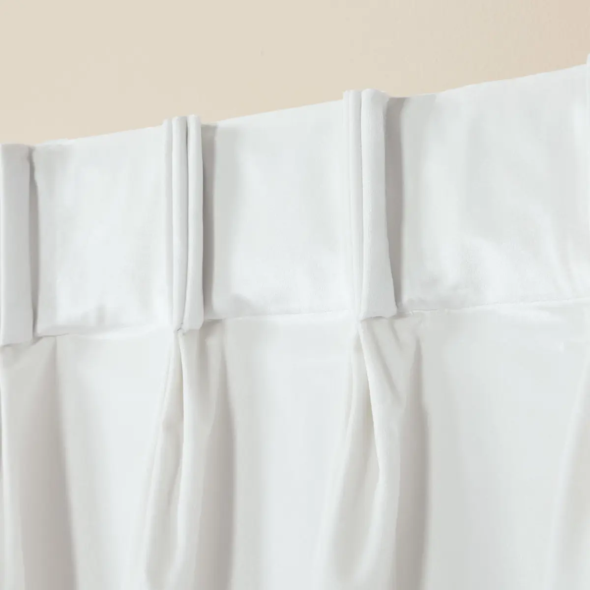 TOWN & COUNTRY LUXE Velour Heavyweight Indoor Curtains, 27"x84" | Light Filtering Plush Velvet (70-120 chars) - view 3