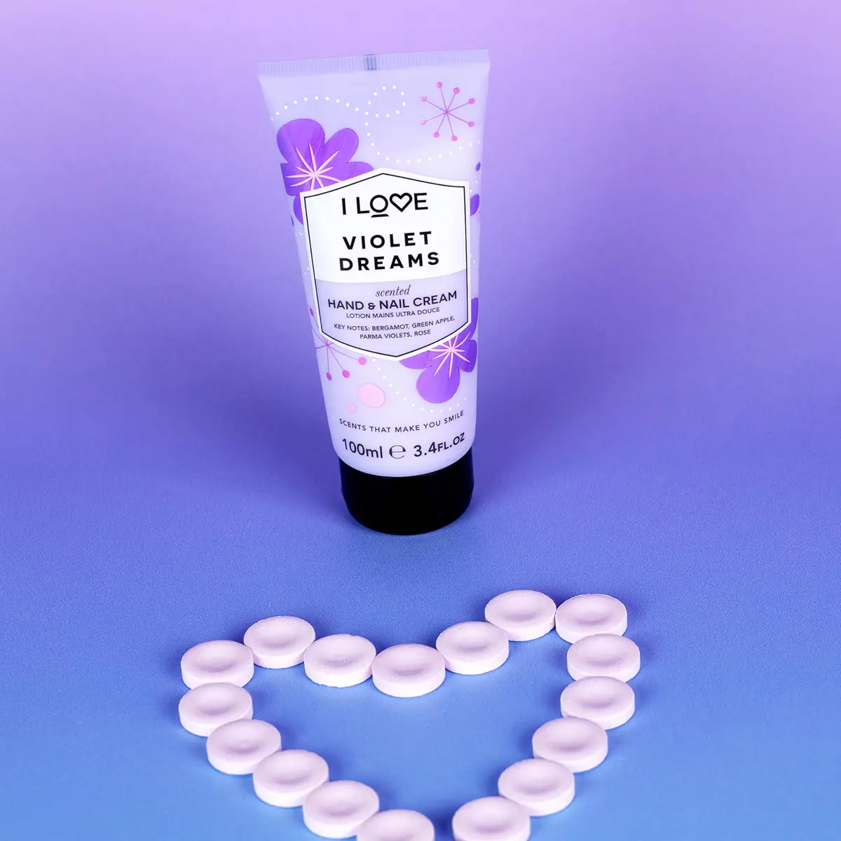I LOVE Violet Dreams Hand & Nail Cream 3.4 oz | Hydrates & Softens Dry Hands - view 4