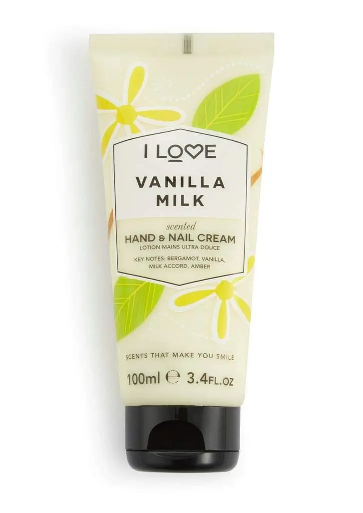I LOVE Vanilla Milk Scented Hand and Nail Cream - Hand Cream for Dry Hands - Vitamin E, Coconut Oil, Shea Butter, Silicone Free, 3.4 oz - view 4