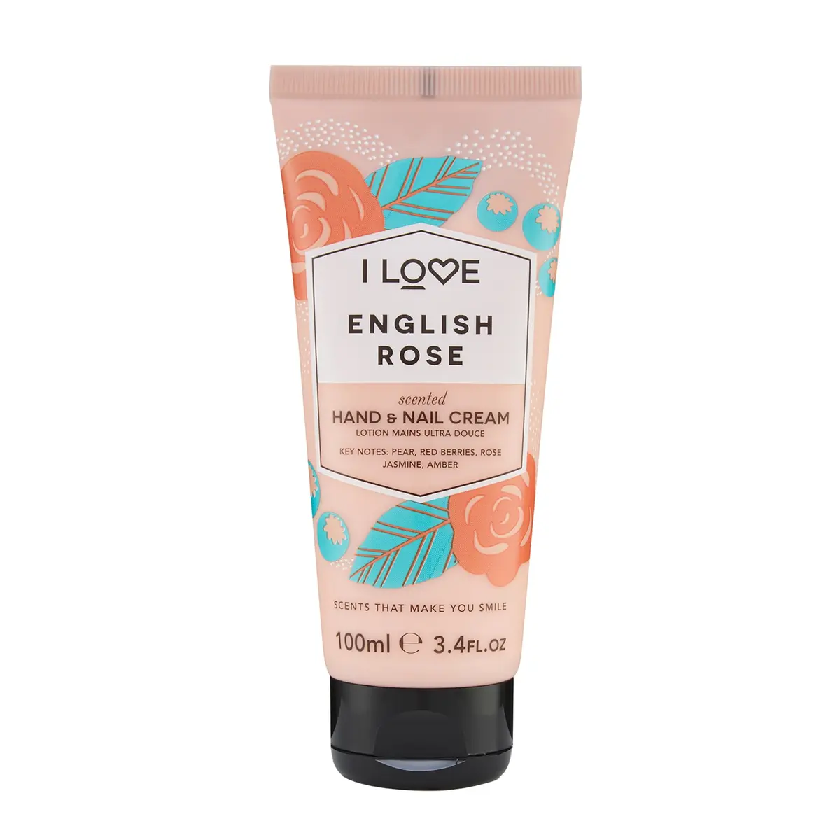 I LOVE Hand and Nail Cream 3.4 oz | Vitamin E, Shea Butter & Coconut Oil for Dry Hands - main product image