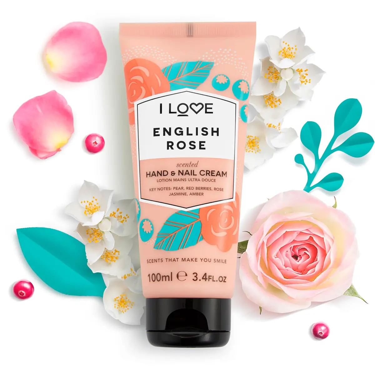 I LOVE Hand and Nail Cream 3.4 oz | Vitamin E, Shea Butter & Coconut Oil for Dry Hands - view 2
