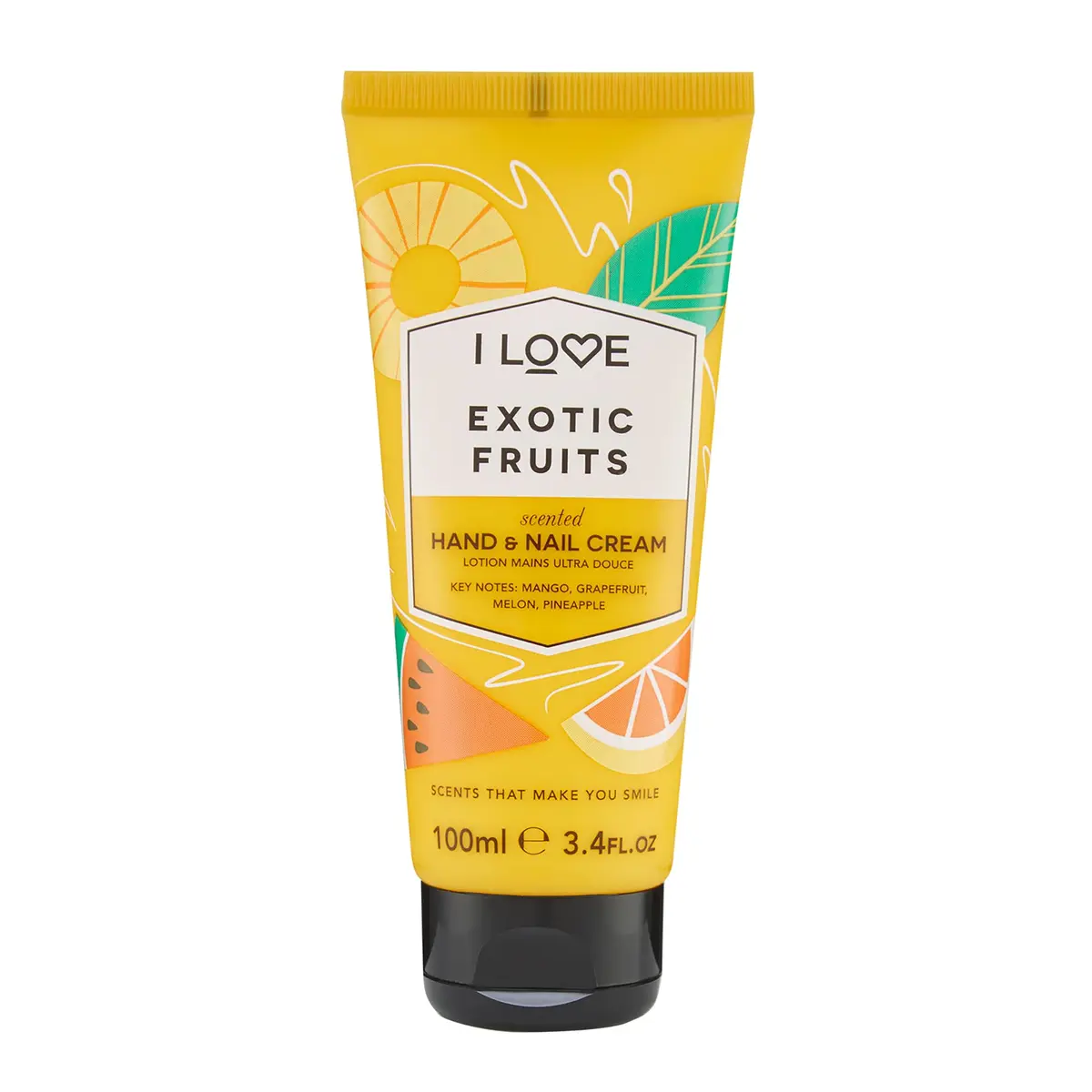 I LOVE Exotic Fruit Scented Hand & Nail Cream 3.4 oz | Hydrates & Nourishes Dry Hands - main product image