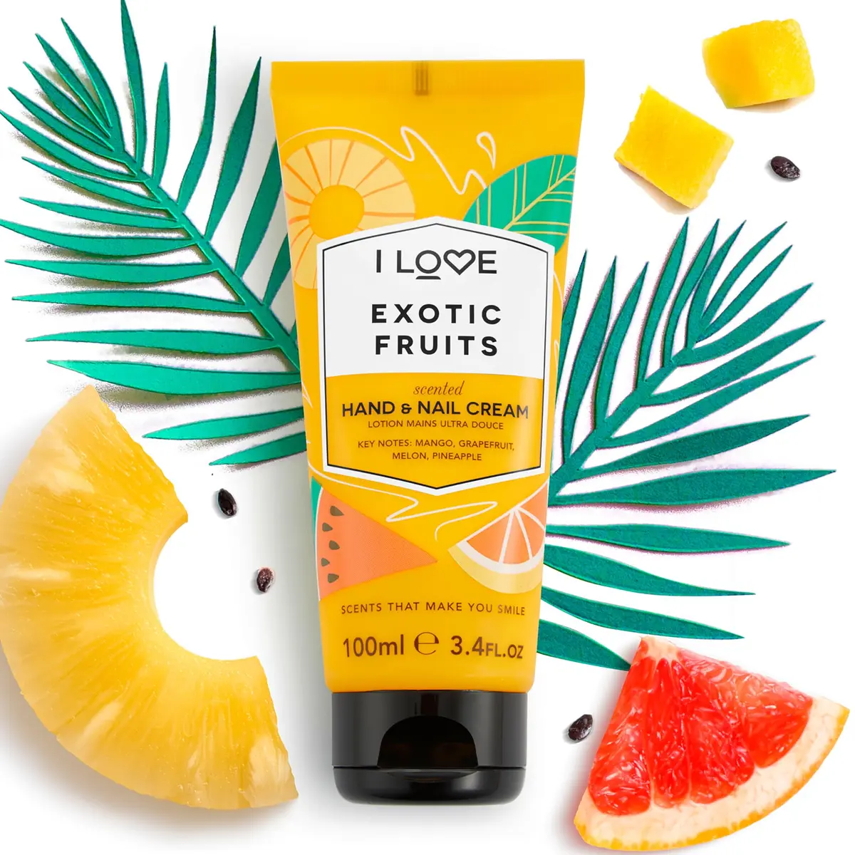 I LOVE Exotic Fruit Scented Hand & Nail Cream 3.4 oz | Hydrates & Nourishes Dry Hands - view 2