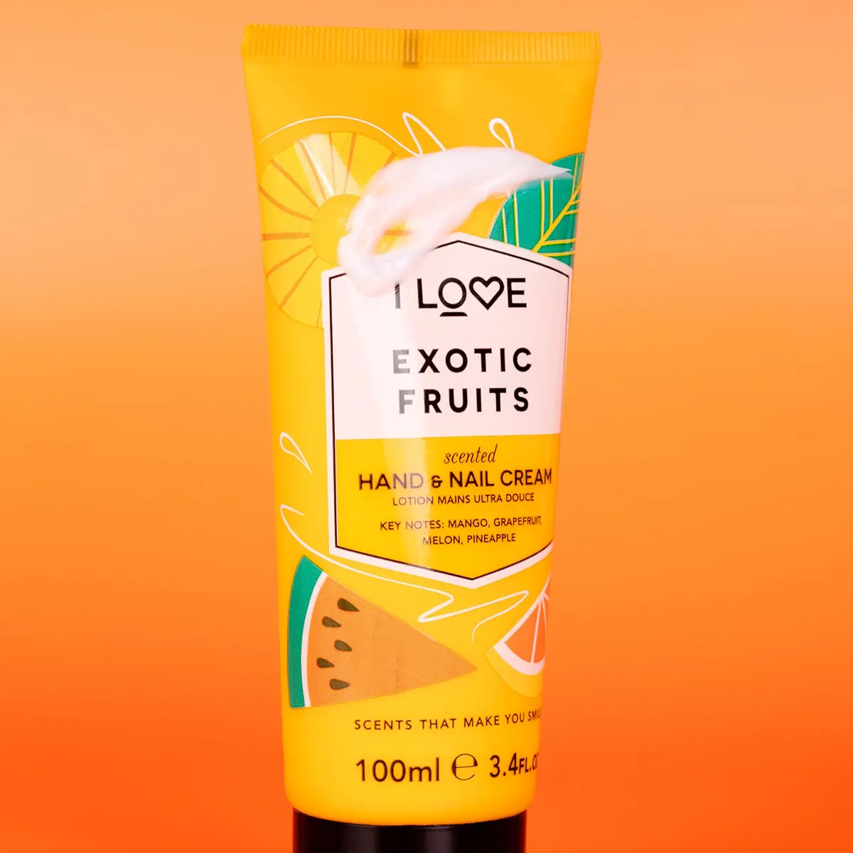 I LOVE Exotic Fruit Scented Hand & Nail Cream 3.4 oz | Hydrates & Nourishes Dry Hands - view 3
