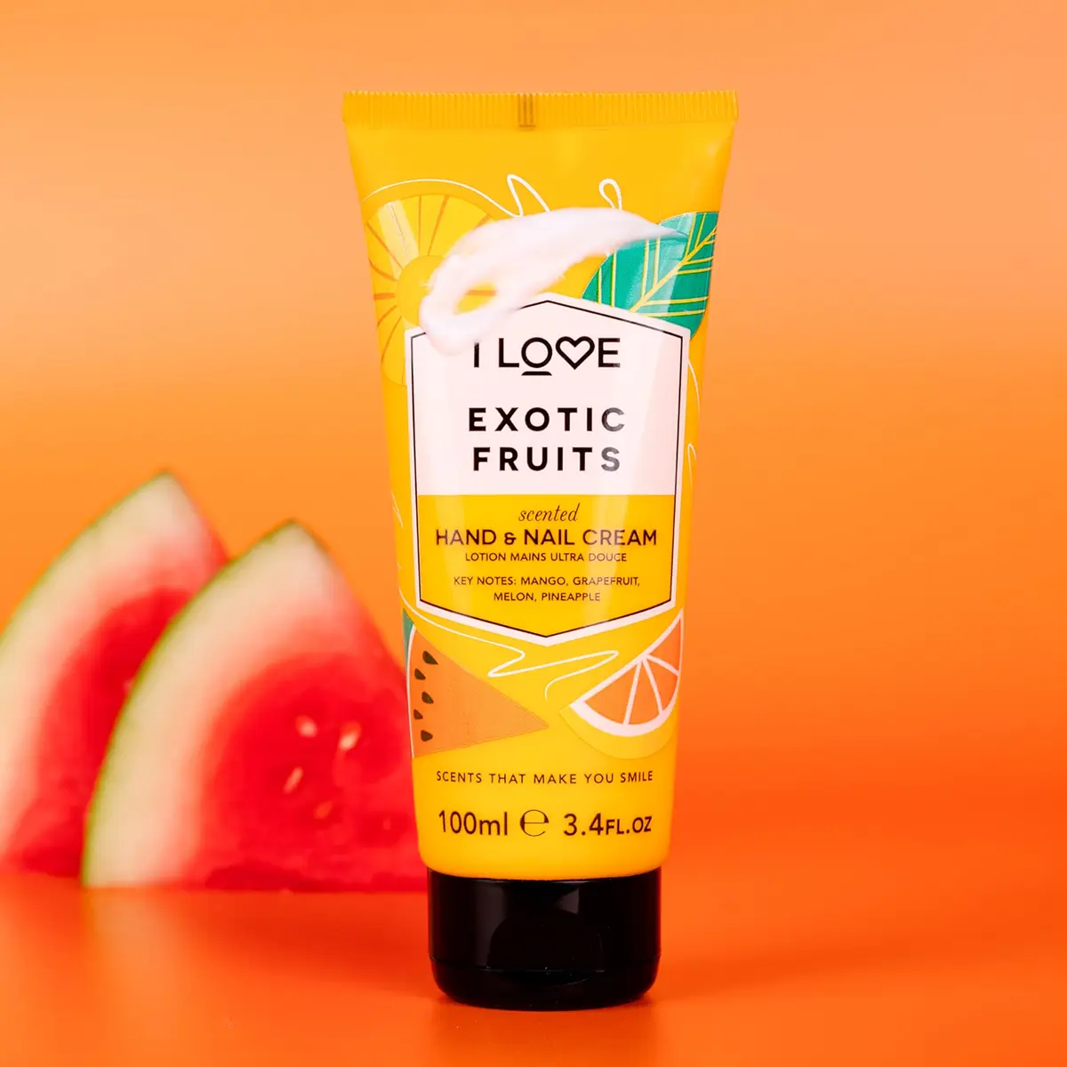 I LOVE Exotic Fruit Scented Hand & Nail Cream 3.4 oz | Hydrates & Nourishes Dry Hands - view 4