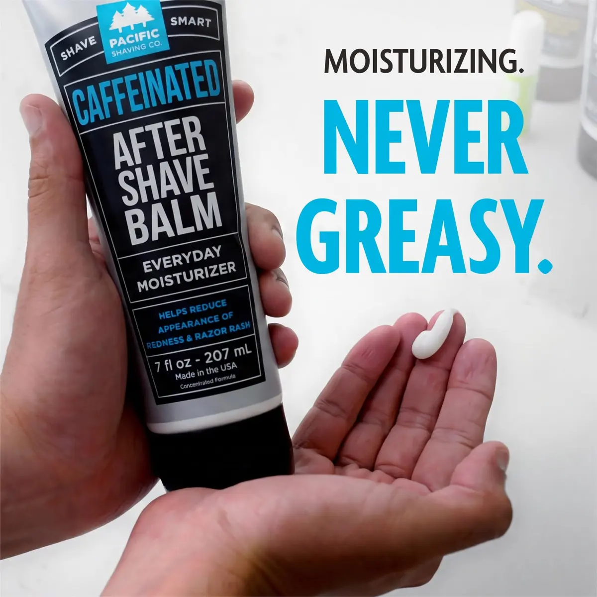 Pacific Shaving Company Caffeinated Aftershave Balm, 3.4 Fl Oz (2 Pack) | Soothing, Energizing & Paraben-Free - view 4