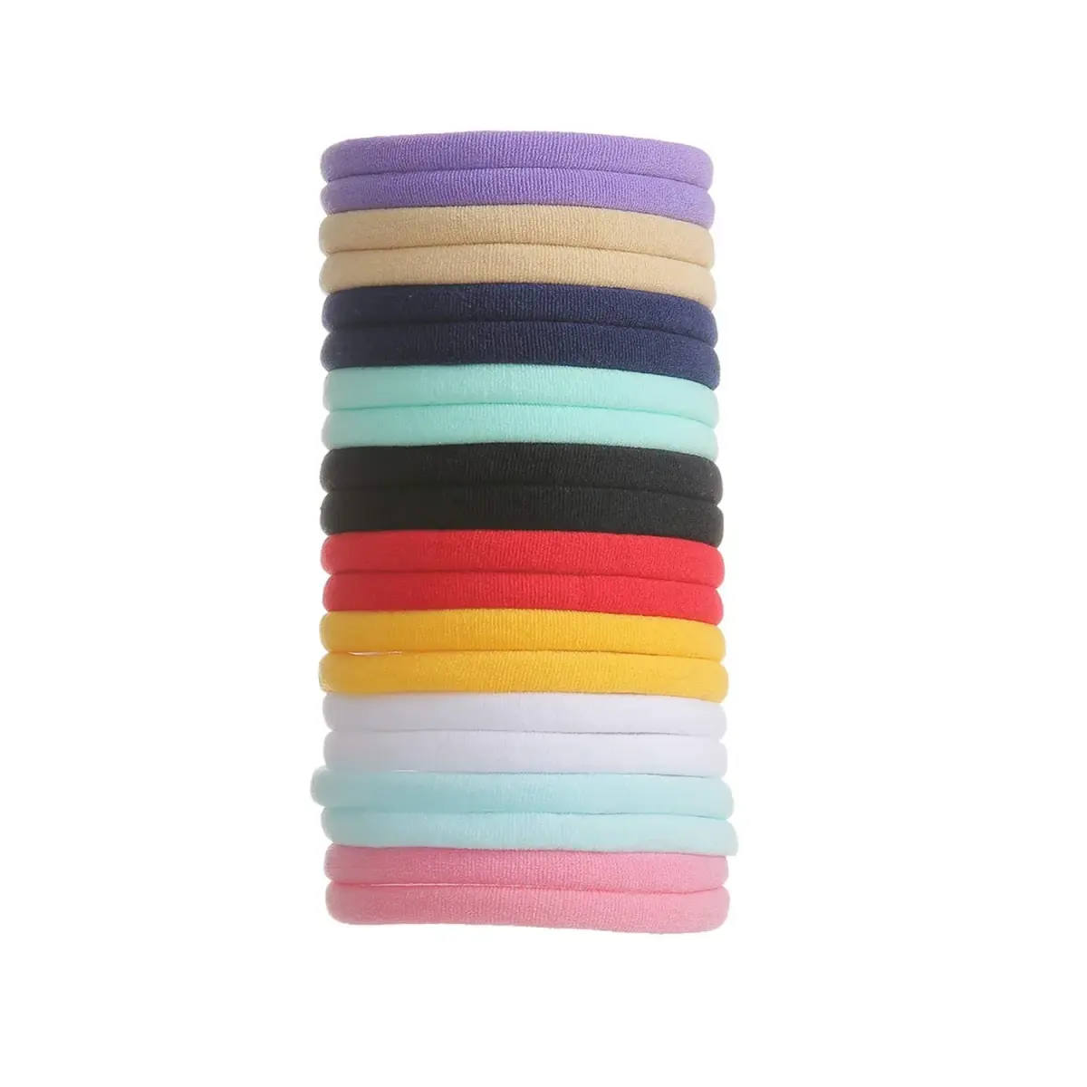 inSowni 50 Pack Super Soft Stretchy Nylon Headbands Baby Hair Bands | 10 Multi-color - main product image