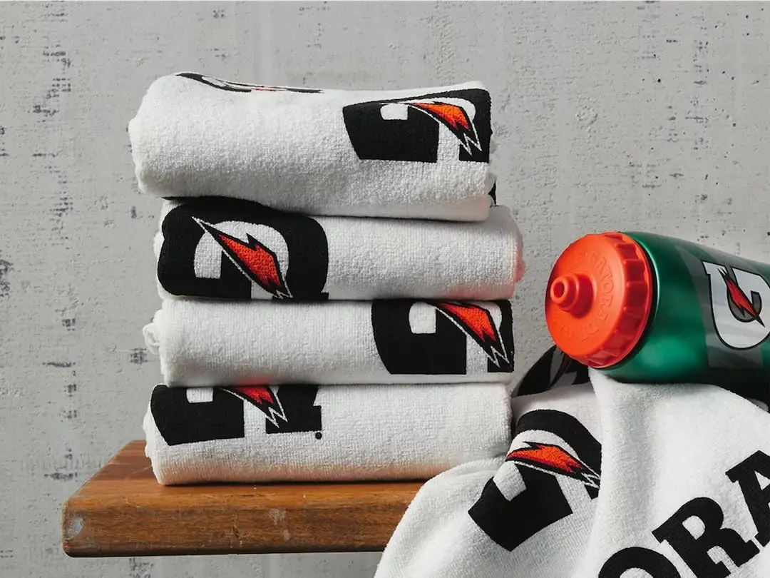Gatorade Towel 24" x 42" | Sanitary, Absorbent Cotton Sports Towel - view 2